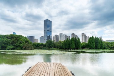 Çin 'deki Lakeside modern ofis binası