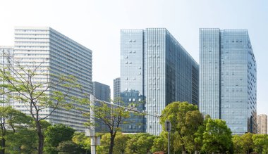 Şehrin gündüz görüntüsü ufuk çizgisi