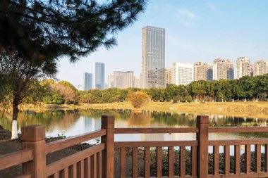 Çin 'deki Lakeside modern ofis binası