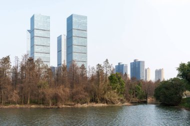 Çin 'deki Lakeside modern ofis binası