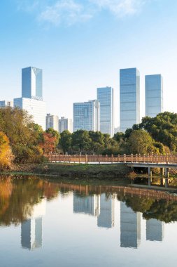 Çin 'deki Lakeside modern ofis binası