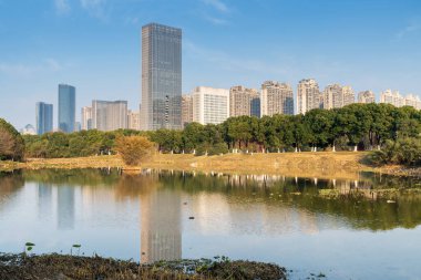 Çin 'deki Lakeside modern ofis binası