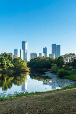 Çin 'deki Lakeside modern ofis binası