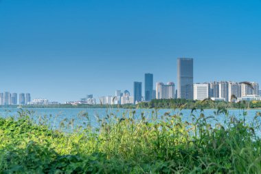 Çin 'deki Lakeside modern ofis binası