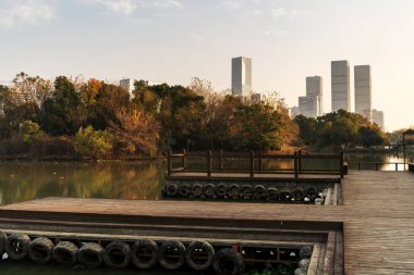Çin 'deki Lakeside modern ofis binası