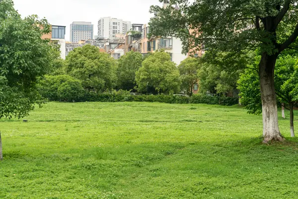 Bahar Parkı ve modern şehir