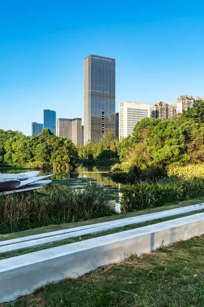 Çin 'deki Lakeside modern ofis binası