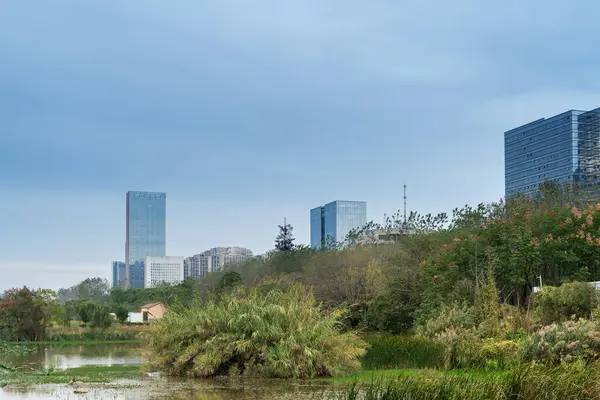 Çin 'deki Lakeside modern ofis binası