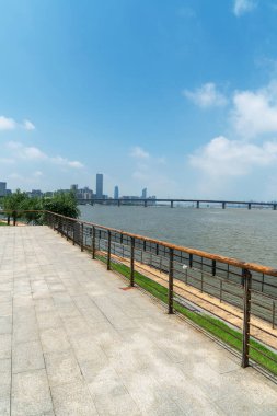 Nanchang 'ın Şehir Sahnesi Yeni Bölge, Jiangxi, Çin