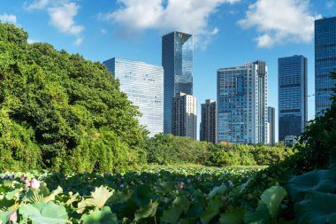 Çin 'deki Lakeside modern ofis binası