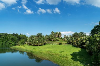 Bahar Parkı ve modern şehir