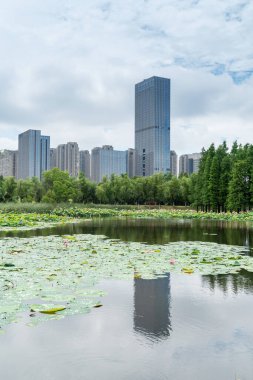 Çin 'deki Lakeside modern ofis binası