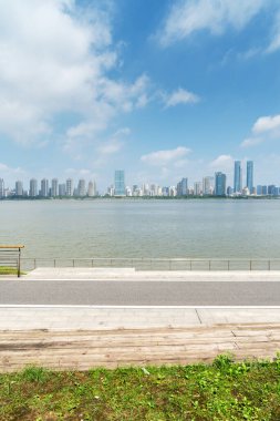 Nanchang 'ın Şehir Sahnesi Yeni Bölge, Jiangxi, Çin