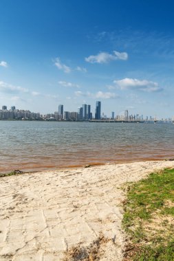 Nanchang 'ın Şehir Sahnesi Yeni Bölge, Jiangxi, Çin