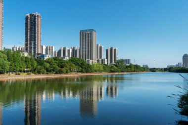 Çin 'deki Lakeside modern ofis binası