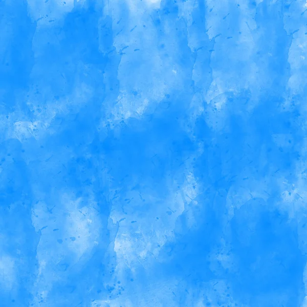 要旨カラフルなブルー水彩背景テクスチャ — ストック写真