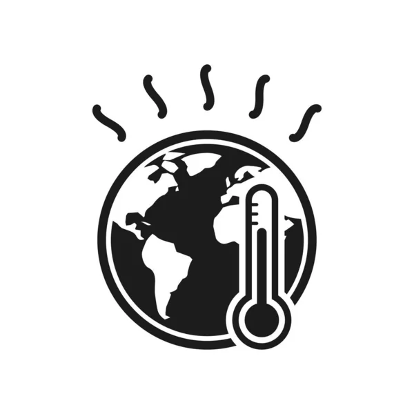 Икона Изменения Климата Дизайн Векторных Знаков — стоковый вектор