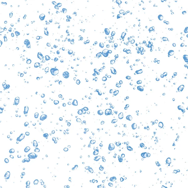 Blue Water Drop Obiektów Przejrzystym Tle — Zdjęcie stockowe