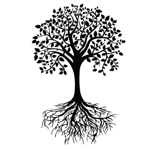 Illutrator För Ett Träd — Stock vektor