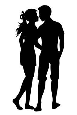 Erkek kadın siyah beyazı sever.