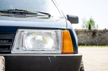 Russian car Lada 21099 front light