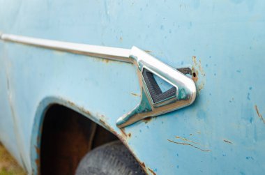 Old soviet car in the open air museum
