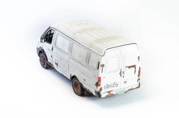 Scale Model Car Old Van — Stock Photo, Image