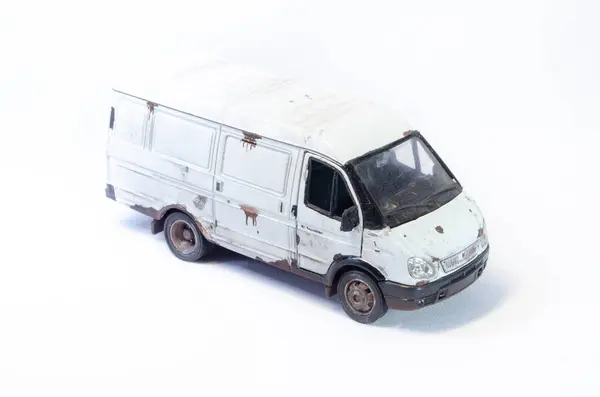 Scale Model Car Old Van — Stock Photo, Image