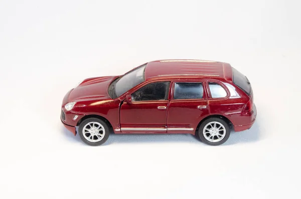 Scale Model Car Suv Red — Stock Photo, Image