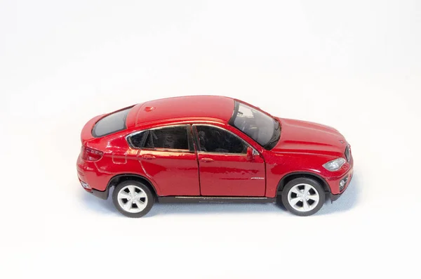 Modelo Escala Carro Suv Vermelho — Fotografia de Stock