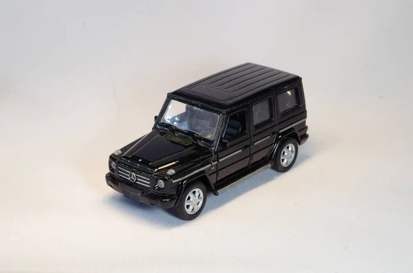 Scale Model Car Suv Black — Stock Photo, Image