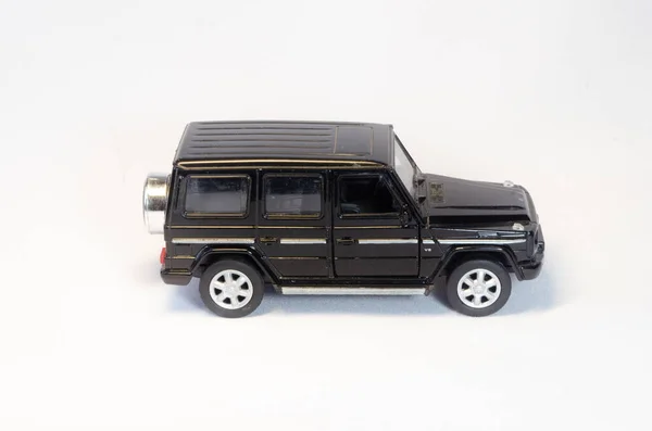 Scale Model Car Suv Black — Stock Photo, Image