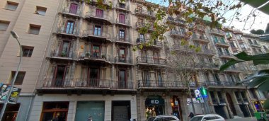 Barselona, İspanya, 1 1 1 / 0 5 / 2 0: Barselona 'nın modern binalarının manzarası