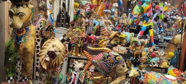 Geleneksel Çin renkli pazarı