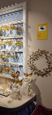 Barselona 'daki otelin içinde.