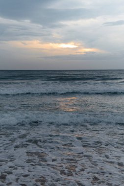 Sunrise Light 'ta Kış Deniz Manzarası
