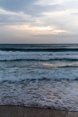 Sunrise Light 'ta Kış Deniz Manzarası