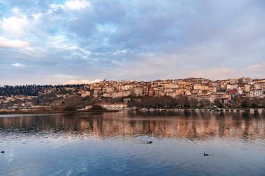 Istanbul Golden Horn VIew at sunrise time in the morning