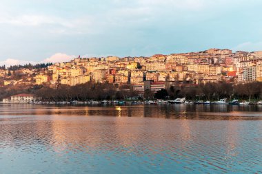 Istanbul Golden Horn VIew at sunrise time in the morning