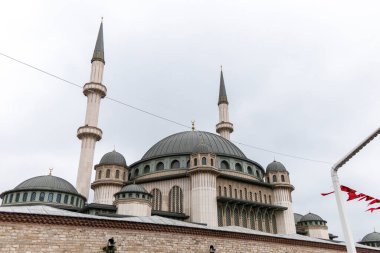 İstanbul, Türkiye 'de Taksim Camii Manzarası