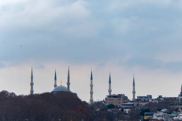 Άποψη Του Τζαμιού Της Κωνσταντινούπολης — Φωτογραφία Αρχείου