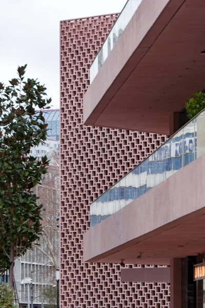 Moderne Futuristische Gebäudefassade Galata Port Istanbul — Stockfoto