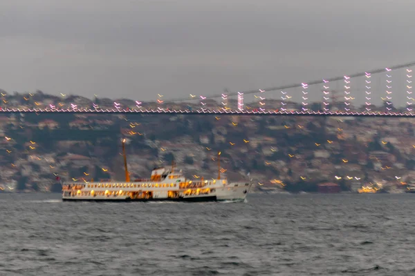 Transportschiff Wasser Von Istanbul — Stockfoto
