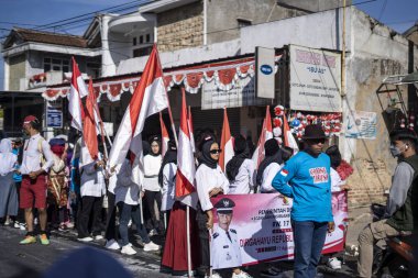 Ciwidey, Bandung, Endonezya. 17 Ağustos 2023: 17 Ağustos 'ta Endonezya' nın bağımsızlık günü