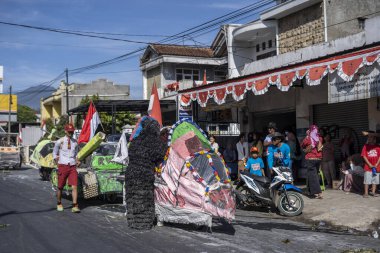 Ciwidey, Bandung, Endonezya. 17 Ağustos 2023: 17 Ağustos 'ta Endonezya' nın bağımsızlık günü