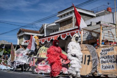 Ciwidey, Bandung, Endonezya. 17 Ağustos 2023: 17 Ağustos 'ta Endonezya' nın bağımsızlık günü