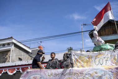 Ciwidey, Bandung, Endonezya. 17 Ağustos 2023: 17 Ağustos 'ta Endonezya' nın bağımsızlık günü