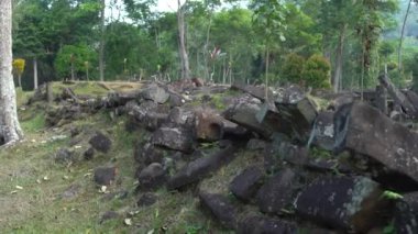 Megalitik siteler Gunung Padang, Cianjur, Batı Java, Endonezya