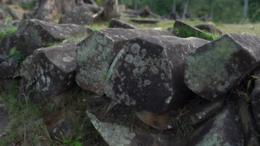 Megalitik siteler Gunung Padang, Cianjur, Batı Java, Endonezya