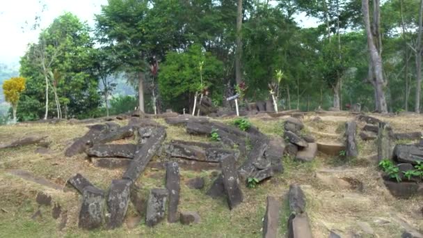 Sites Mégalithiques Gunung Padang Cianjur Java Occidental Indonésie — Video